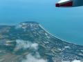Landeanflug auf Cairns: Blick auf Port Douglas